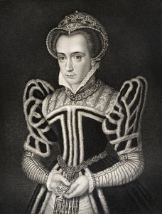 Portrett av Queen Mary I fra 'Lodge's British Portraits', 1823